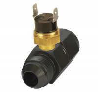 35021 DERALE Датчик термостат "проходной" 8AN (ON=82°C, OFF=74°C)