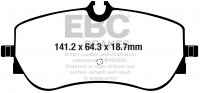 DP62364 EBC Brakes Greenstuff тормозные колодки зад VOLKSWAGEN COMMERCIAL Amarok