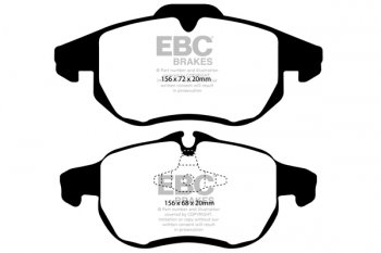 DP1414 EBC Brakes Ultimax2 Тормозные колодки перед  CADILLAC BLS; FIAT Croma; HOLDEN Vectra; OPEL / VAUXHALL Astra, Signum, Vectra, Zafira; SAAB 9-3, 9-3X выпуска 2003-2011 года