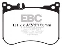 DP42178R EBC Brakes Yellowstuff Тормозные колодки перед MERCEDES-BENZ S (W222), S (X222), S Cabriolet (R217), S Coupe (C217), SL (R231)
