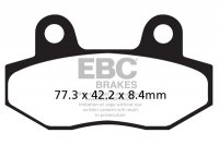 FA086/2HH EBC BRAKES Double-H™ тормозные колодки  HYOSUNG Comet, GT, GV, RT, RX, XRX
