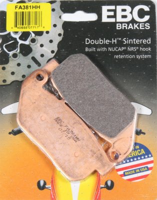 FA381HH EBC BRAKES Double-H™ тормозные колодки  HARLEY DAVIDSON XL 2004-2012 года выпуска
