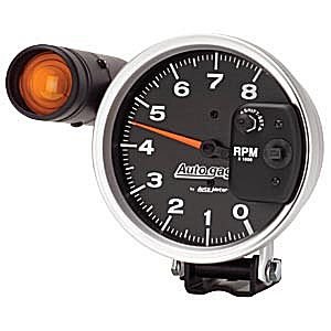 5" тахометр, 8,000 RPM, SHIFT-LITE, AUTO GAGE AUTO METER #233905 Tachometer Monster Shift-Lite