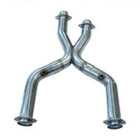 6015-3 KOOKS HEADERS 3" Вход x 3" Race Выход 2V/4V Off Road (No Cats). Stainless Steel X Pipe For: 1999-2004. Используется только с коллектором Kooks для: FORD MUSTANG GT