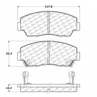 106.05740 Тормозные колодки PosiQuiet Extended Wear