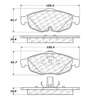 106.08690 Тормозные колодки PosiQuiet Extended Wear CHRYSLER 