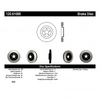 120.61089 Тормозные диски Premium FORD перед