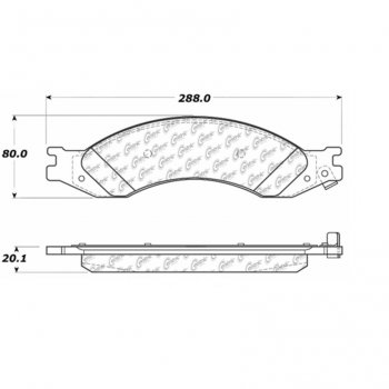 106.10100 Тормозные колодки PosiQuiet Extended Wear BUICK, CHEVROLET, GMC 