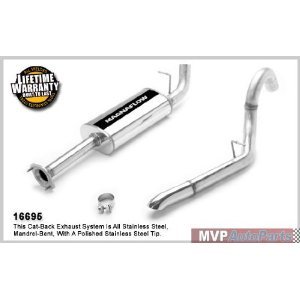 16695 Magnaflow Настроенный выпуск CATB Jeep Wrangler 