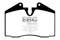 DP612 EBC Brakes Ultimax2 Тормозные колодки перед  PORSCHE 944, 928