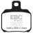 FA266R EBC BRAKES Organic тормозные колодки ADIVA SCOOTERS, APRILIA, BENELLI, BIMOTA, BOMBARDIER, CAGIVA, CPI, DERBI, DUCATI, KEEWAY, KTM, LAVERDA, MALAGUTI, MONDIAL, MOTO GUZZI, MOTO MORINI, MV, NORTON, PETRONAS, PIAGGIO, RIEJU, SUZUKI, TOMOS, VOXAN, W K