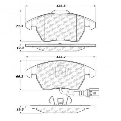 309.11070 StopTech Тормозные колодки Performance Audi, Seat, Volkswagen Передние