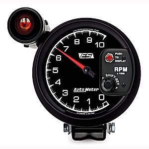 5" тахометр, 10,000 RPM, SHIFT-LITE, ES AUTO METER #5999 TachometerShift-Lite