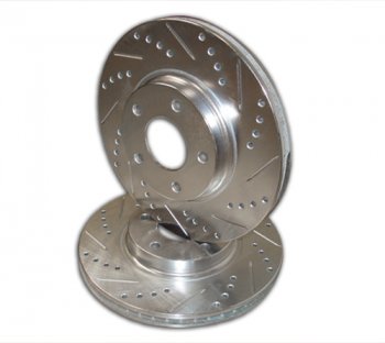 R1 CONCEPTS Тормозные диски - E-Line - переднии сквозная перфорация/насечки MAZDA CX-9 07 Выпуска 2007-2007 года