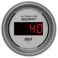 2-1/16" E.G.T. датчик пирометр 0-2000`F, DIGITAL SILVER AUTO METER #6545