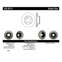 120.35111 Тормозные диски Premium MERCEDES-BENZ перед
