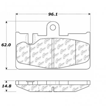 106.08710 Тормозные колодки PosiQuiet Extended Wear LEXUS 