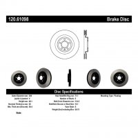 120.61098 Тормозные диски Premium FORD перед