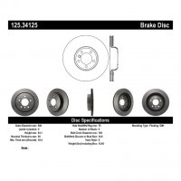 125.34125 Тормозные диски Premium BMW зад