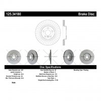 125.34180 Тормозные диски Premium MINI перед