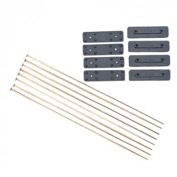 16743 DERALE Вентилятор Metal Rod Mounting Kit Complete mounting kit for mounting and electric fan