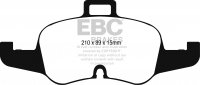 DP32256C EBC Brakes Redstuff Тормозные колодки AUDI TT