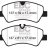 DPX2152 EBC Brakes Ultimax2 колодки зад.  FORD Tourneo, Transit