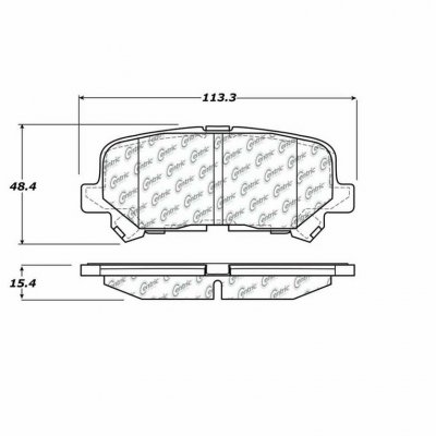 106.12810 Тормозные колодки PosiQuiet Extended Wear ACURA Подходят для:     ACURA MDX 2007 All Rear   ACURA MDX 2008 All Rear   