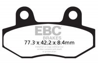 FA086/2 EBC BRAKES Organic тормозные колодки  HYOSUNG Comet, GT, GV, RT, RX, XRX