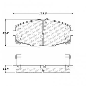 309.04350 StopTech Тормозные колодки Performance Pads   для: TOYOTA 