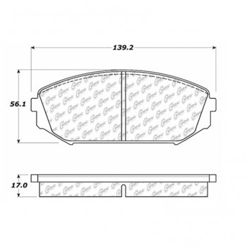 309.07930 StopTech Тормозные колодки Performance Pads ACURA,HONDA 