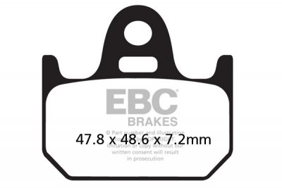 FA162 EBC BRAKES Organic тормозные колодки 
