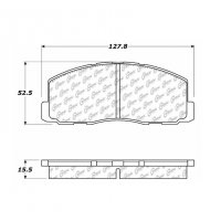 105.03280 Тормозные колодки Posi-Quiet Ceramic DODGE