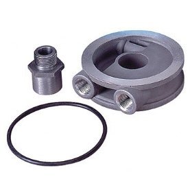 3961 Flex-a-Lite Проставка под масляный фильтр 3/4"-16 15/8" 21/2"   Thread size of 3/4" -16 and 1 5/8" thick Comes with 2.5" o-ring for proper fit Provides a pressurized source of oil for the engine oil cooler  