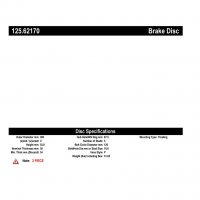 125.62170 Тормозные диски Premium CADILLAC, CHEVROLET перед