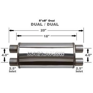 14468 Magnaflow Глушитель прямоточный 18" Body 