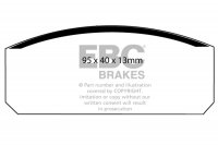 DP150 EBC Brakes Ultimax2 Тормозные колодки перед  AUTOBIANCHI Primula; MATRA Djet, Jet 6; PANHARD 24; RENAULT 16