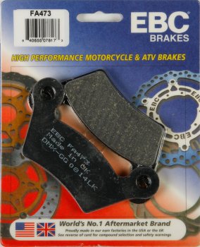 FA473 EBC BRAKES Organic тормозные колодки  CAN-AM Spyder 2008-2012 года выпуска