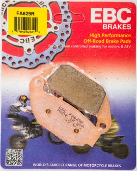 FA629R EBC BRAKES Organic тормозные колодки 