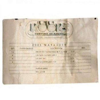 SB-B60025 KOOKS HEADERS болты для коллектора MERCURY MARAUDER 