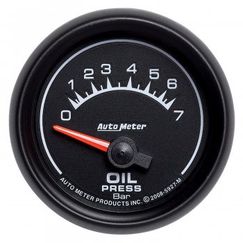 2-1/16" Давление масла, 0-7 BARS, SSE, ES AUTO METER #5927-M Oil Pressure