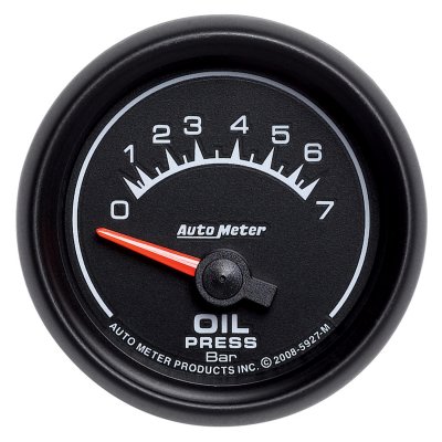 2-1/16" Давление масла, 0-7 BARS, SSE, ES AUTO METER #5927-M Oil Pressure