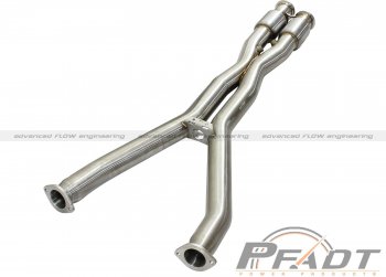 48C34102-YC Afe Power EXH X-Pipe; Chevrolet Corvette (C5) 97-04 V8-5.7L (LS1) 