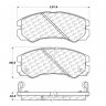106.05790 Тормозные колодки PosiQuiet Extended Wear ACURA, HONDA