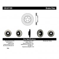 120.61100 Тормозные диски Premium FORD, VOLVO перед