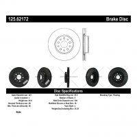 125.62172 Тормозные диски Premium CADILLAC, CHEVROLET перед