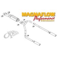 15829 Magnaflow Настроенный выпуск CATB GM 2500HD P/U