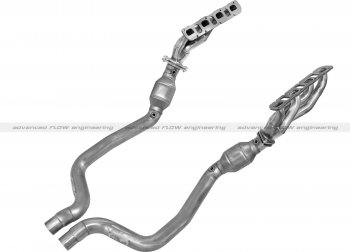 48-42002-YC Afe Power Коллектора спортивные с соединительными пайпами Y-Pipe Dodge Challenger SRT8 11-14 6.4L с катализатором 