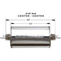 14319 Magnaflow Глушитель прямоточный 14" Body