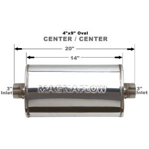 14319 Magnaflow Глушитель прямоточный 14" Body 